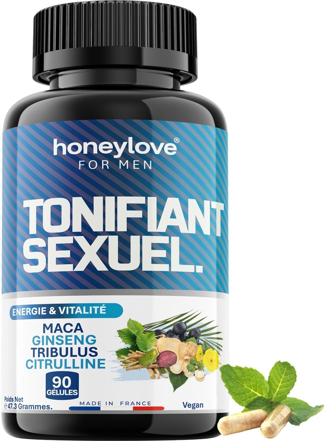 HoneyLove Tonifiant Homme 90 gélules