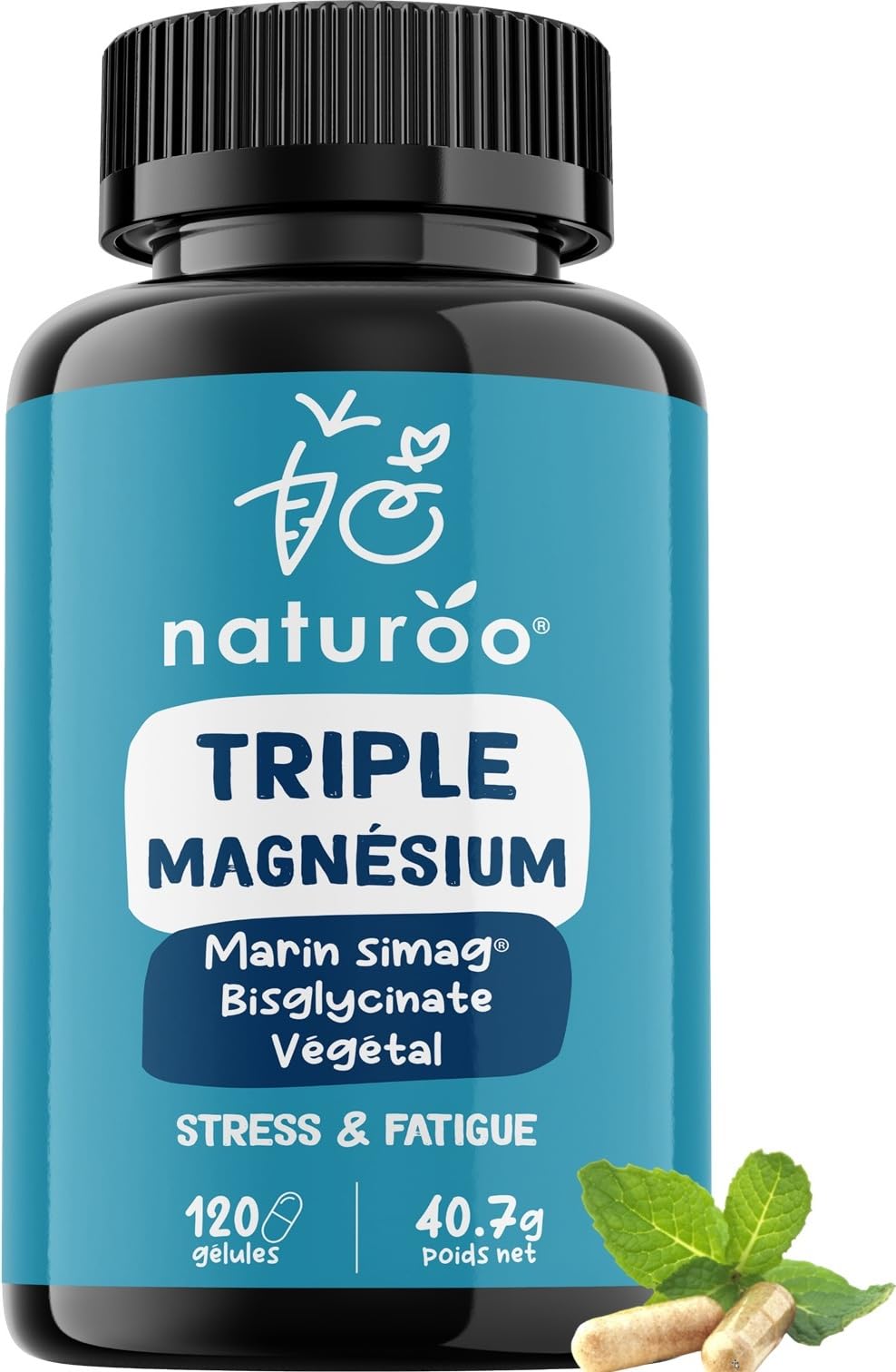 Naturoo Triple Magnésium 120 gélules